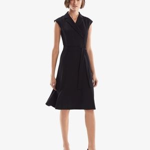 NWOT MM LaFleur The Isabelle Dress Light Twill, Black Size 8